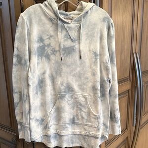 American Rag Gray Tie-Dye Hoodie Sweater